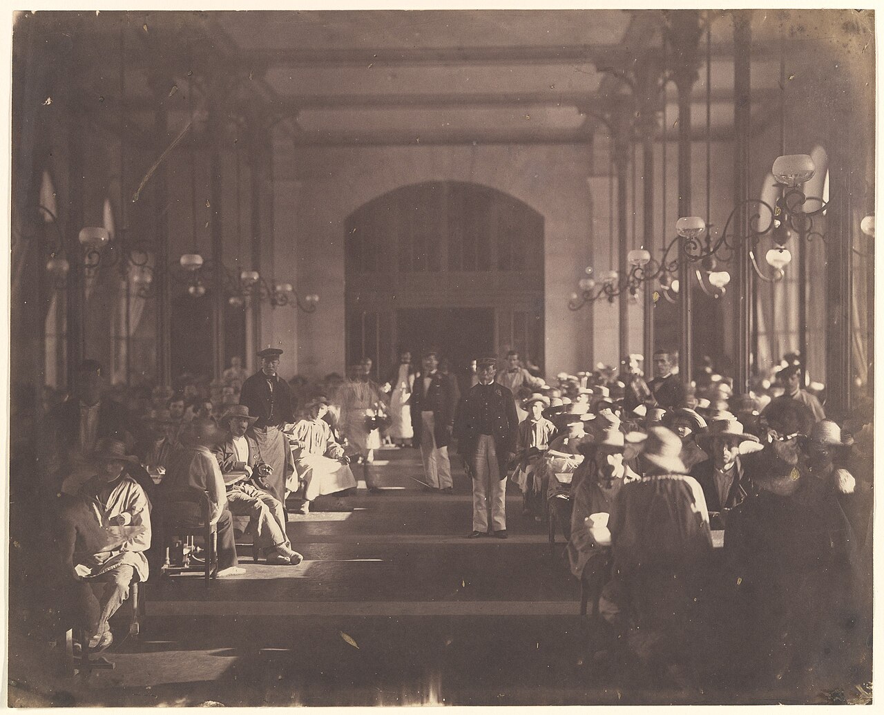 The Refectory of the Imperial Asylum at Vincennes by Charles Nègre