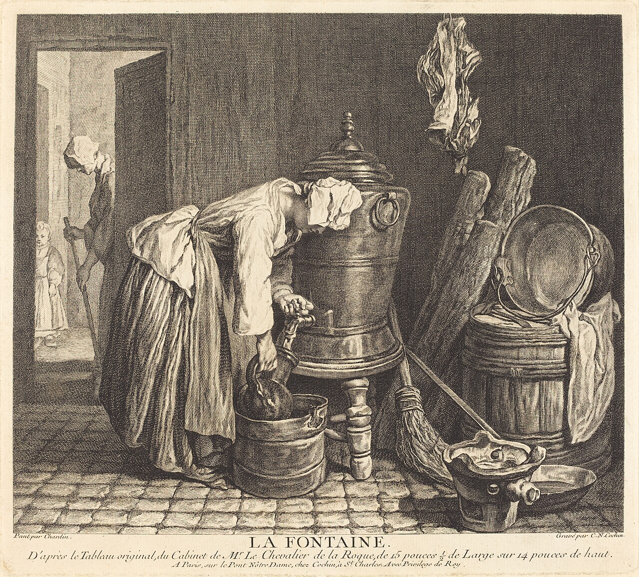 La Fontaine by Charles-Nicolas Cochin the Elder