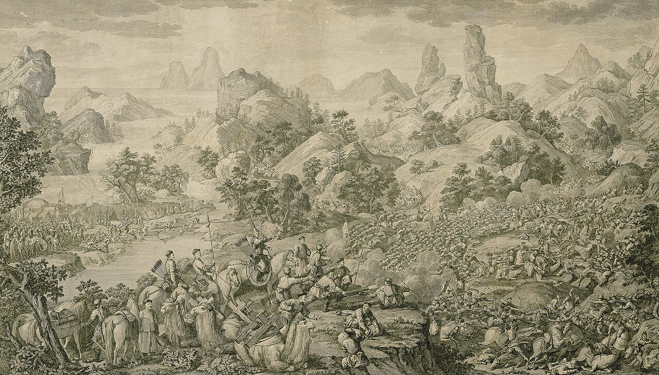 Lifting of the siege at Black River by Charles-Nicolas Cochin