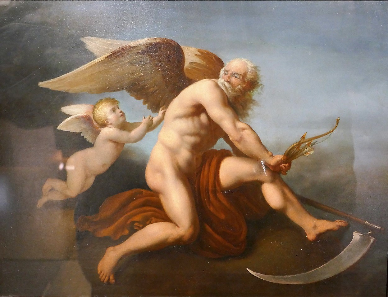 Le Temps brise les armes de l'Amour by Charles Paul Landon