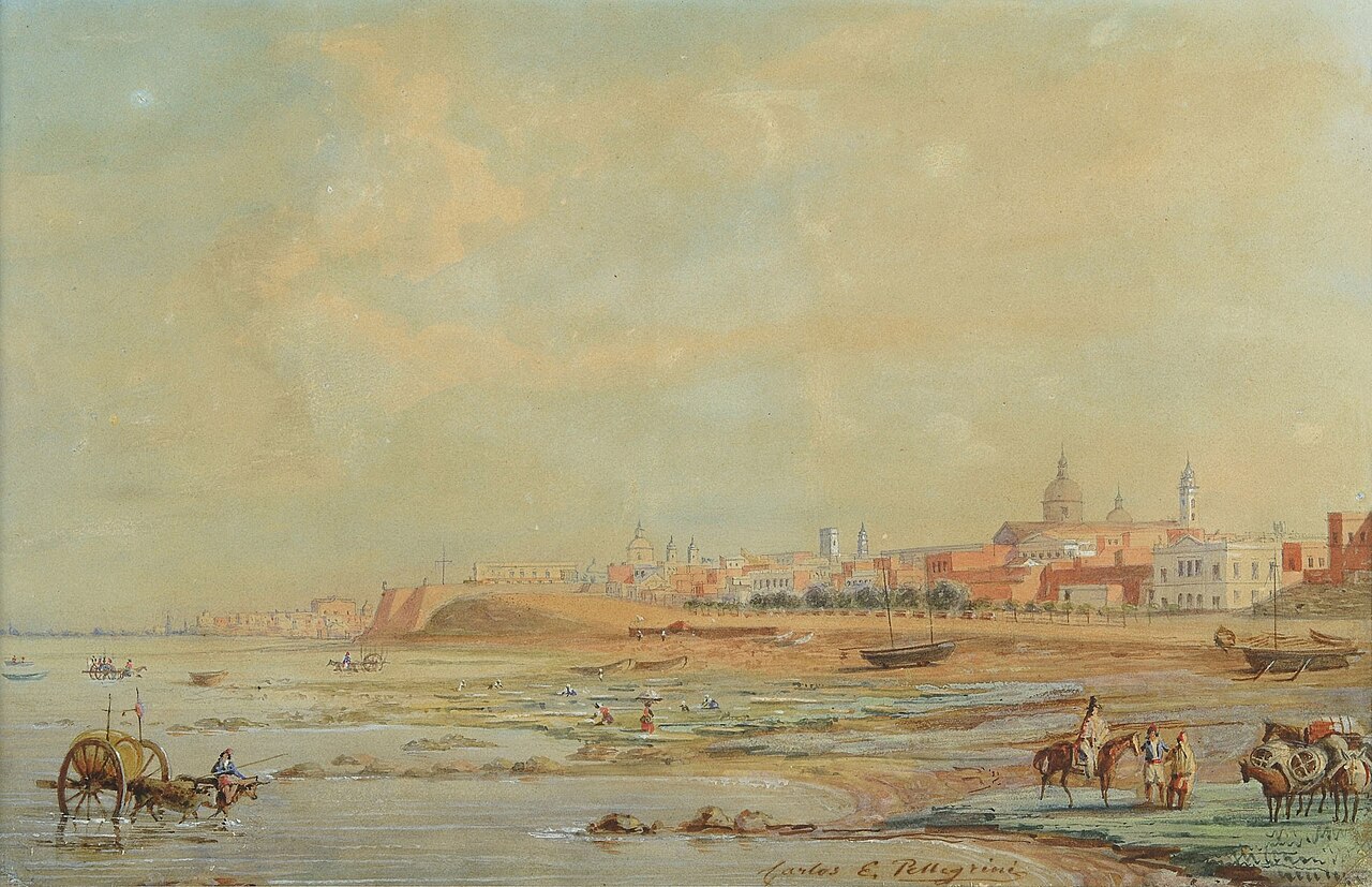 View of Buenos Aires by Charles Pellegrini