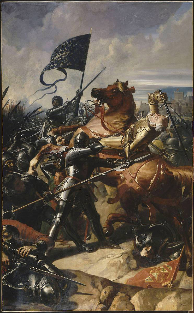 Battle of Castillon, July 17, 1453 by Charles-Philippe Larivière