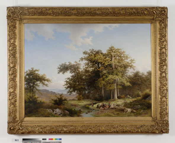 Souvenir of the Forest of Fontainebleau by Charles Rochussen