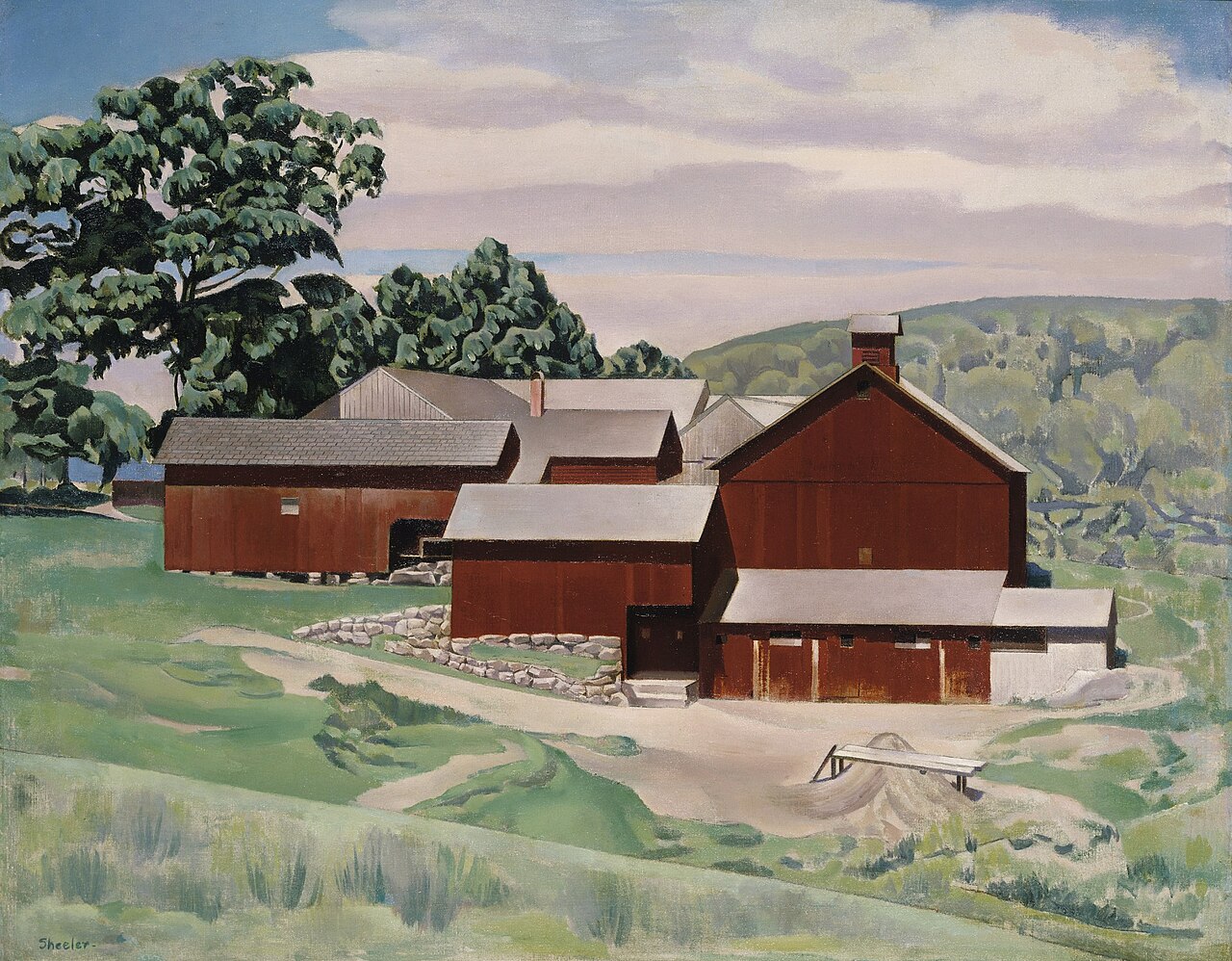 Connecticut Barns by Charles Sheeler