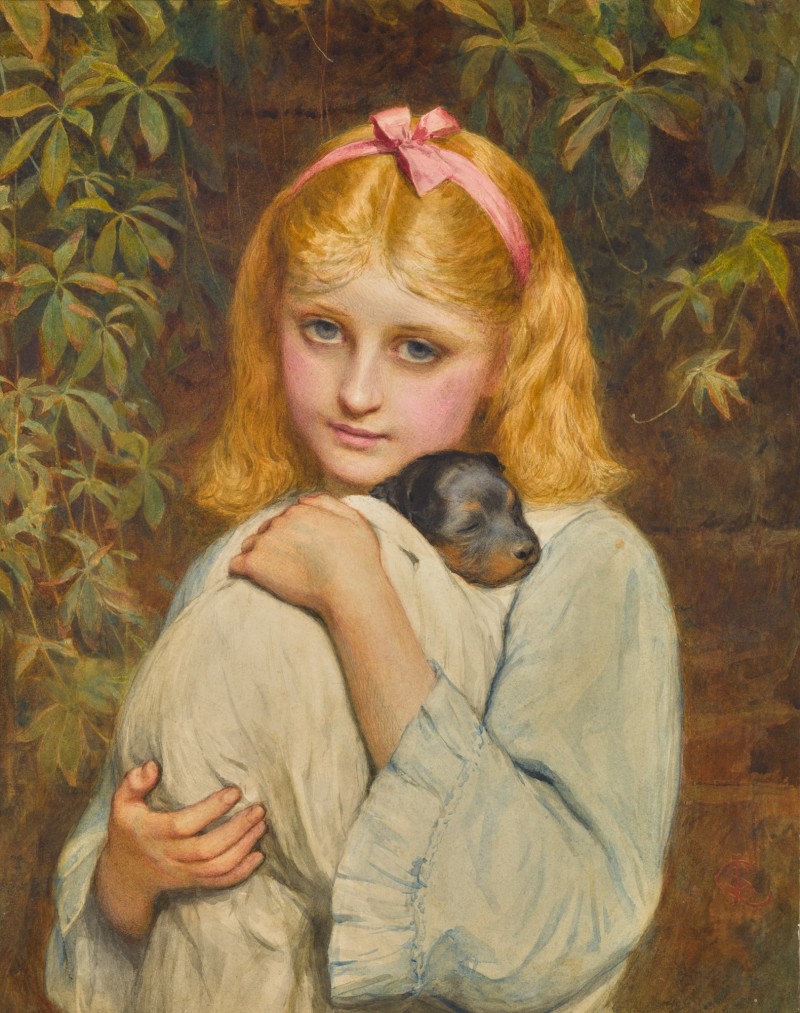 The New Puppy by Charles Sillem Lidderdale
