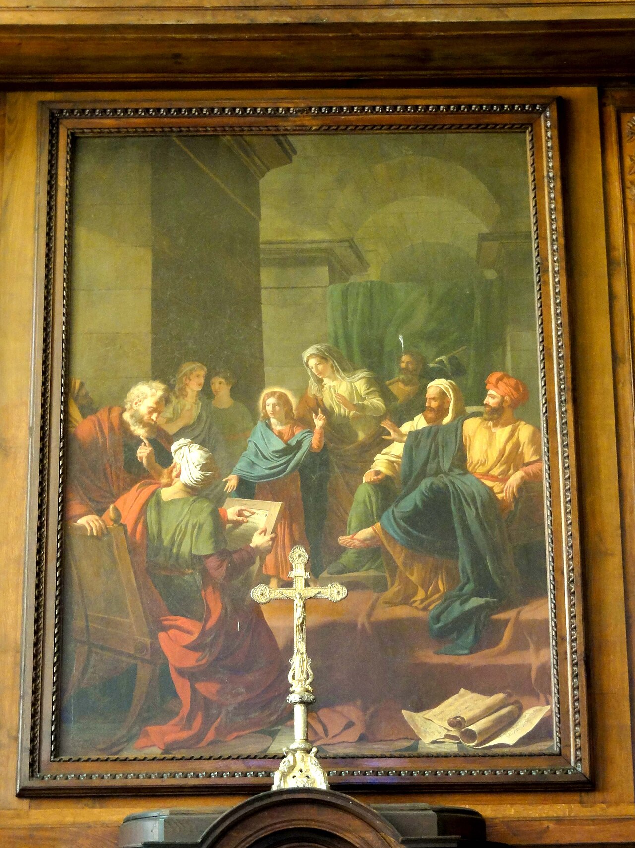 Jesus among the doctors by Charles Thévenin