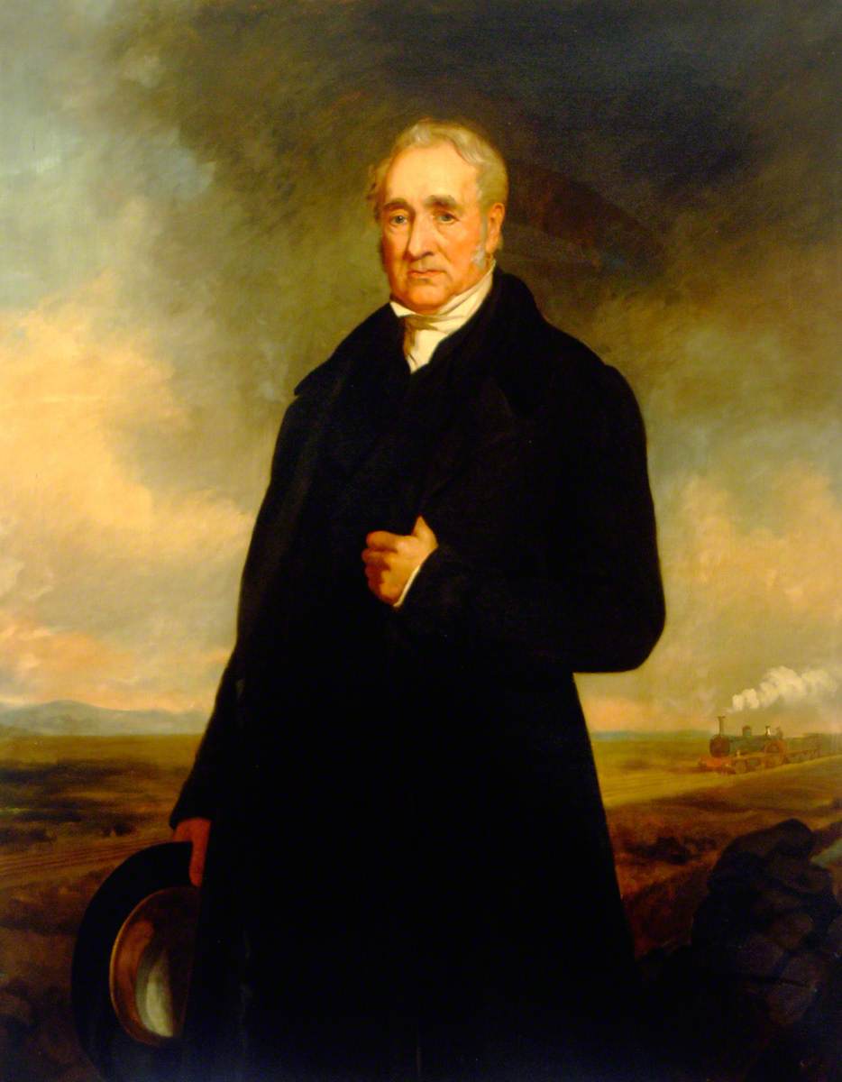 George Stephenson (1781–1848) (copy after John Lucas) by Charles William Mitchell
