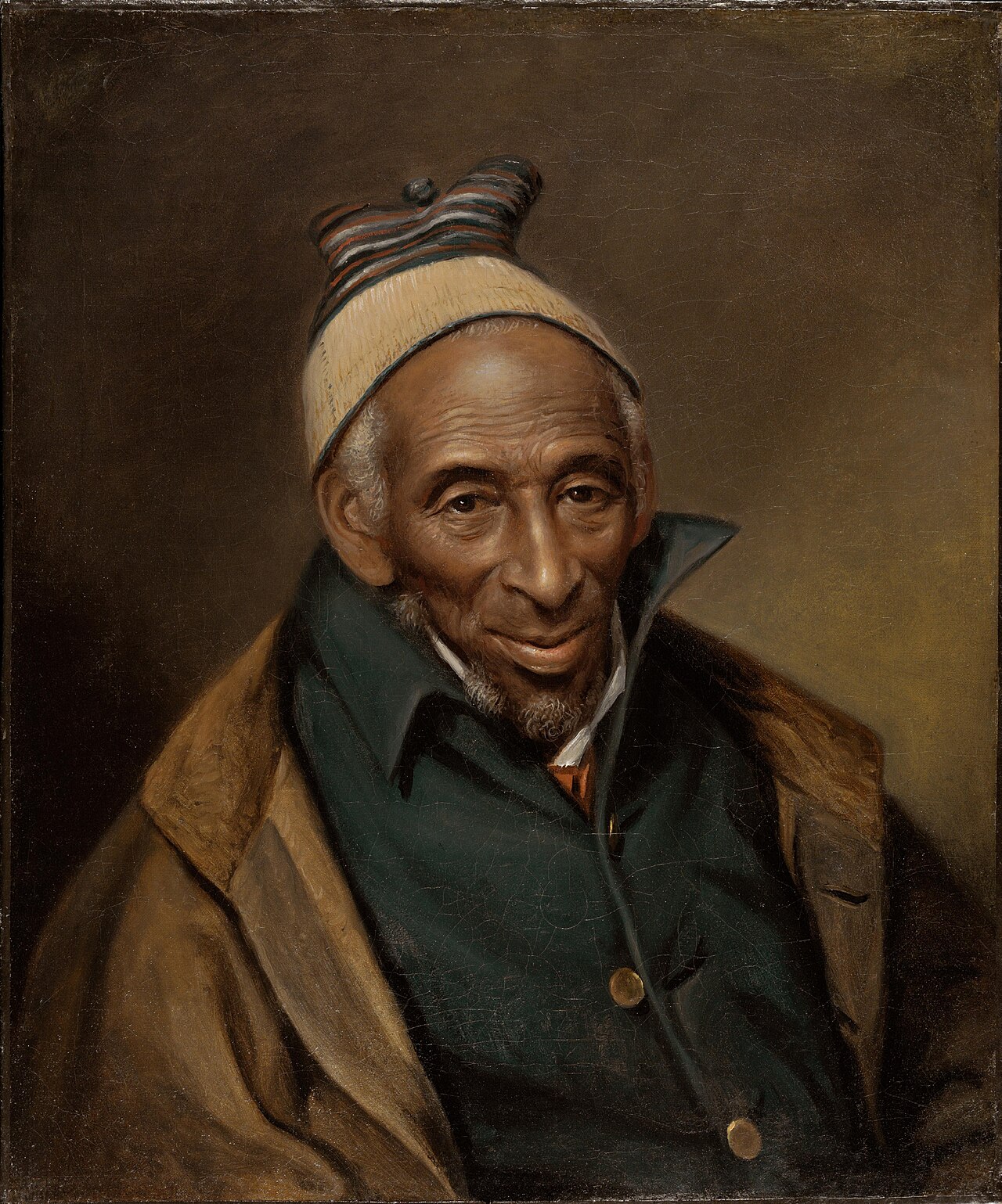 Portrait of Yarrow Mamout (Muhammad Yaro) by Charles Willson Peale