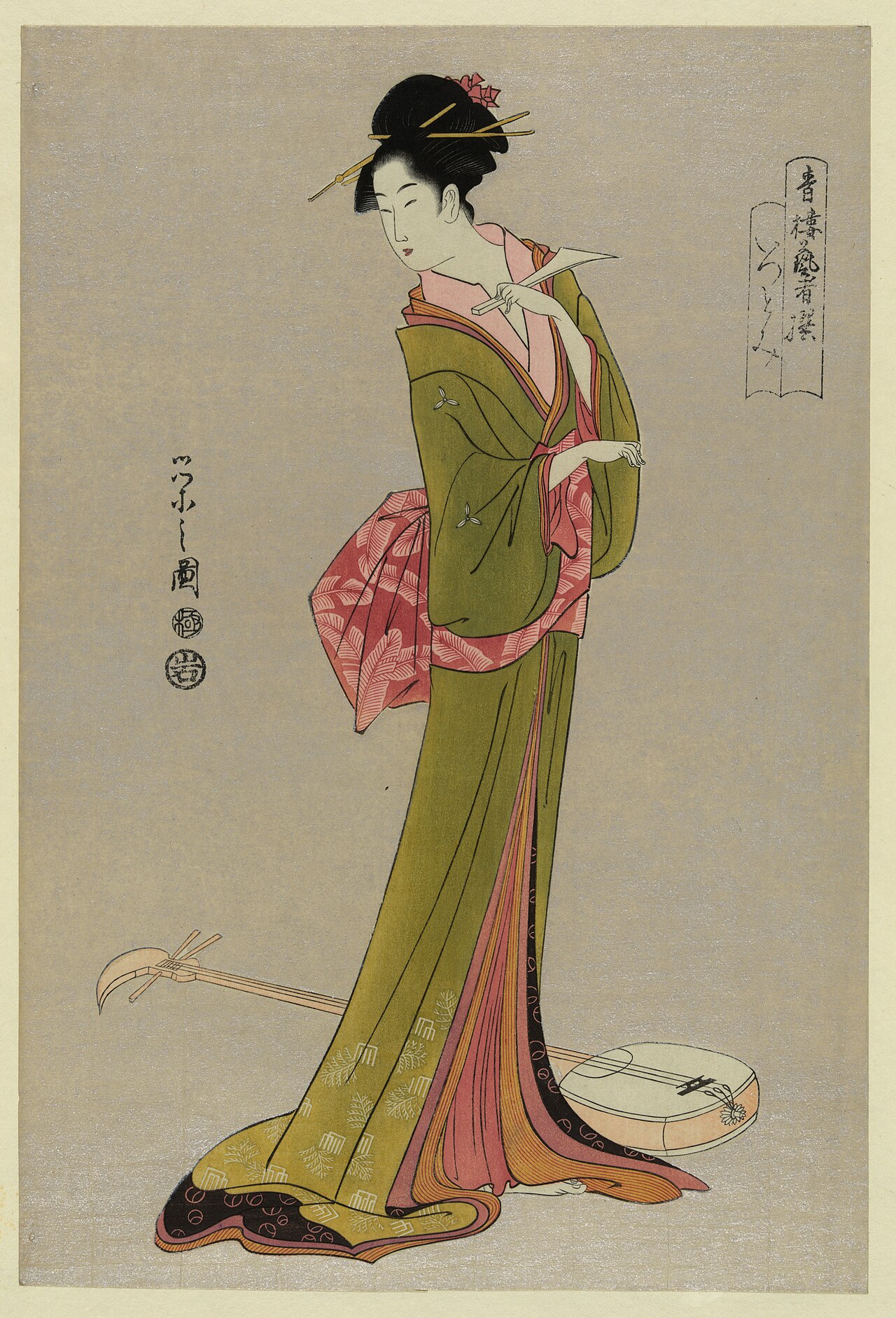 Portrait of Chōbunsai Eishi