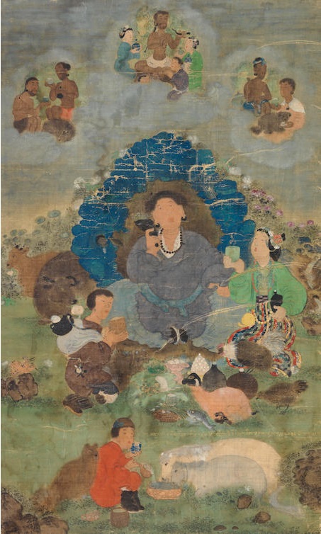 Marpa Receives The Poet-Saint Milarepa by Choying Dorje
