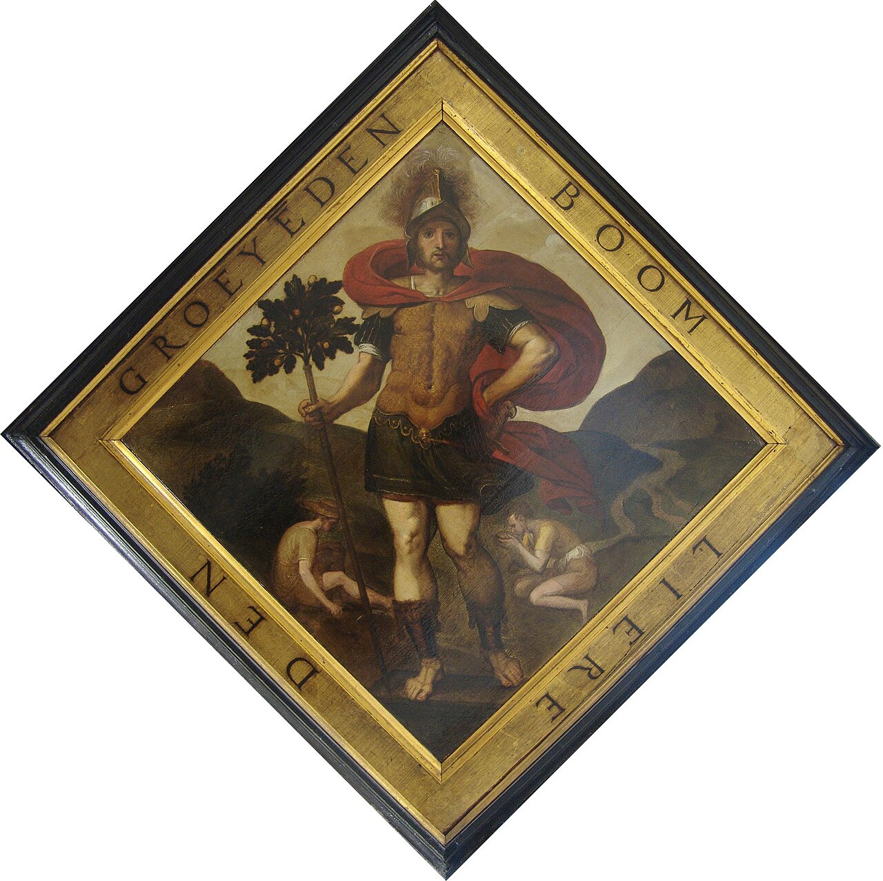 Blazon of the Chamber of Rhetoric "The Growing Tree" in Lier by Chrispijn van den Broeck