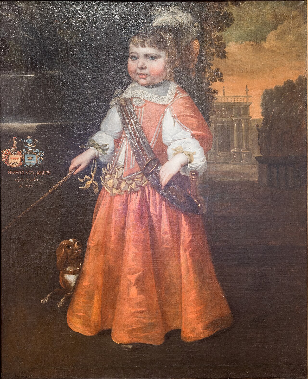 Portrait of Herwin von Kreps by Christiaen van Couwenbergh