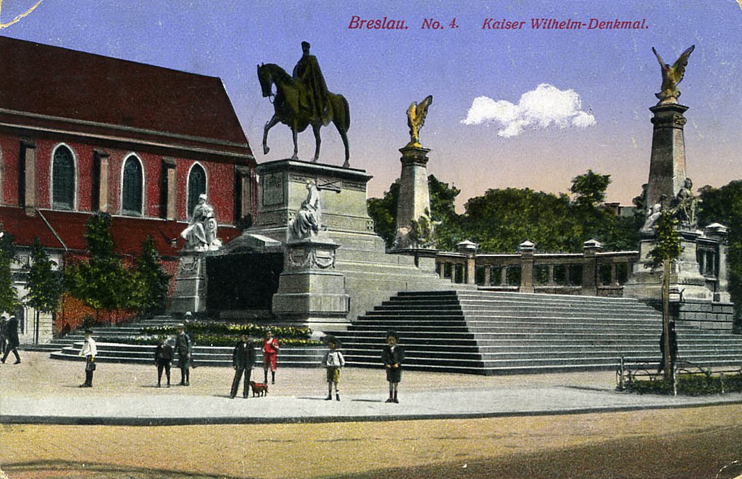 Monument of Wilhelm I of Germany in Wrocław by Christian Behrens