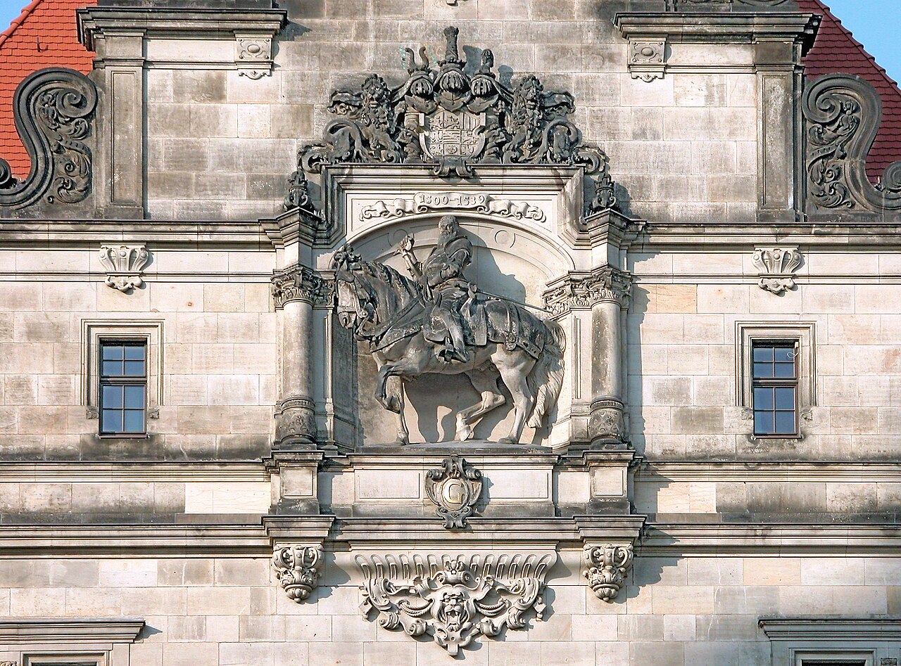 Reiterstandbild Georg der Bärtige by Christian Behrens