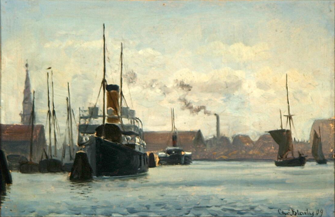 A view from Copenhagen Habour. by Christian Blache