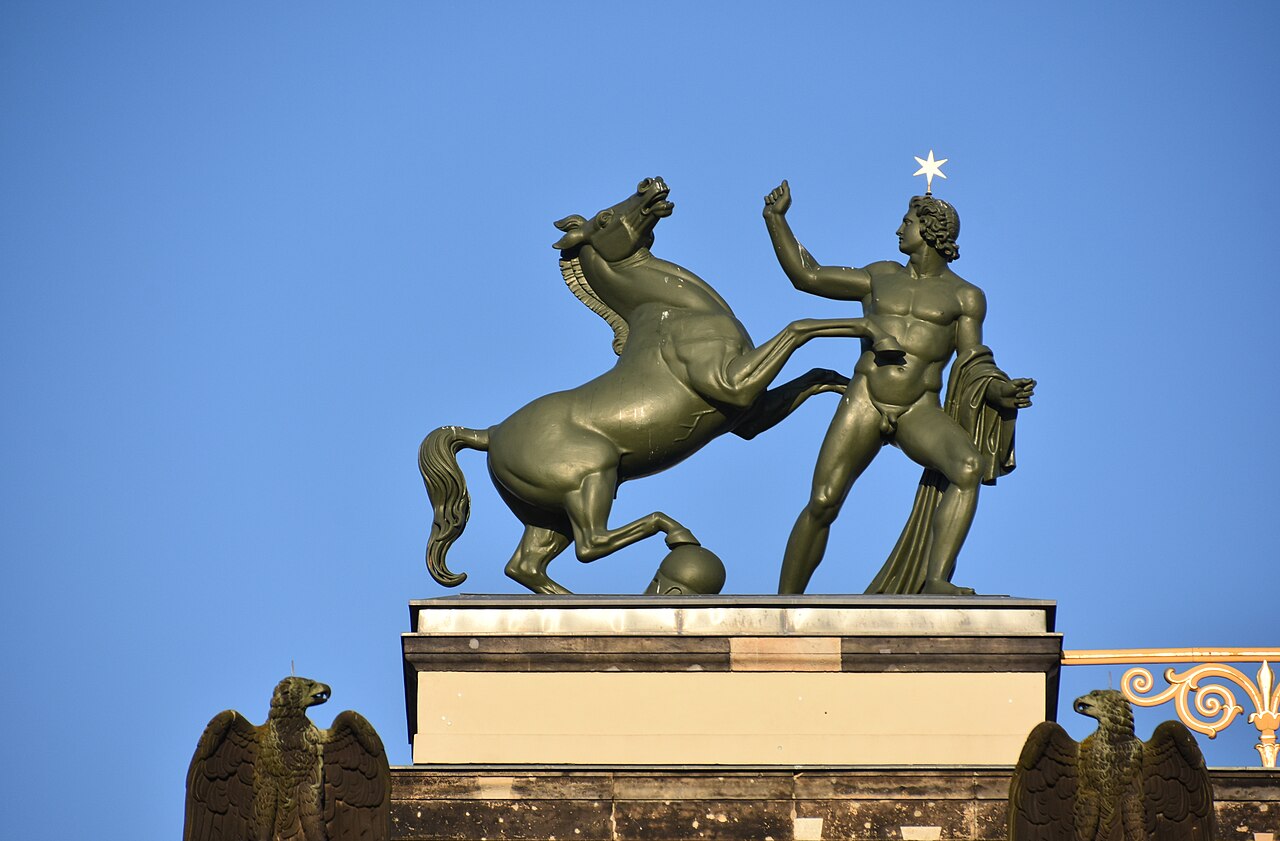 Rossebändiger by Christian Friedrich Tieck