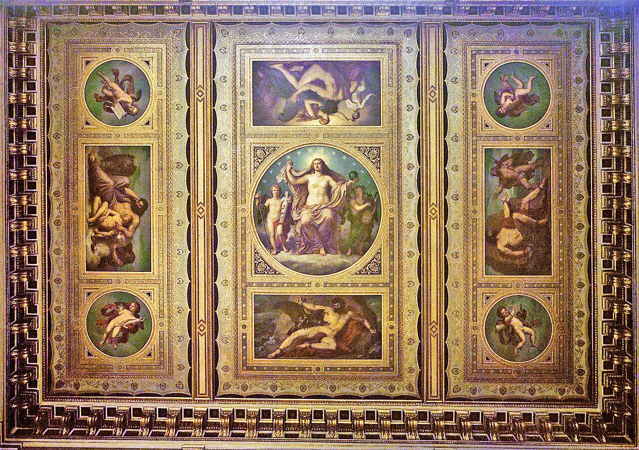Ceiling painting of the Augusteum by Christian Griepenkerl