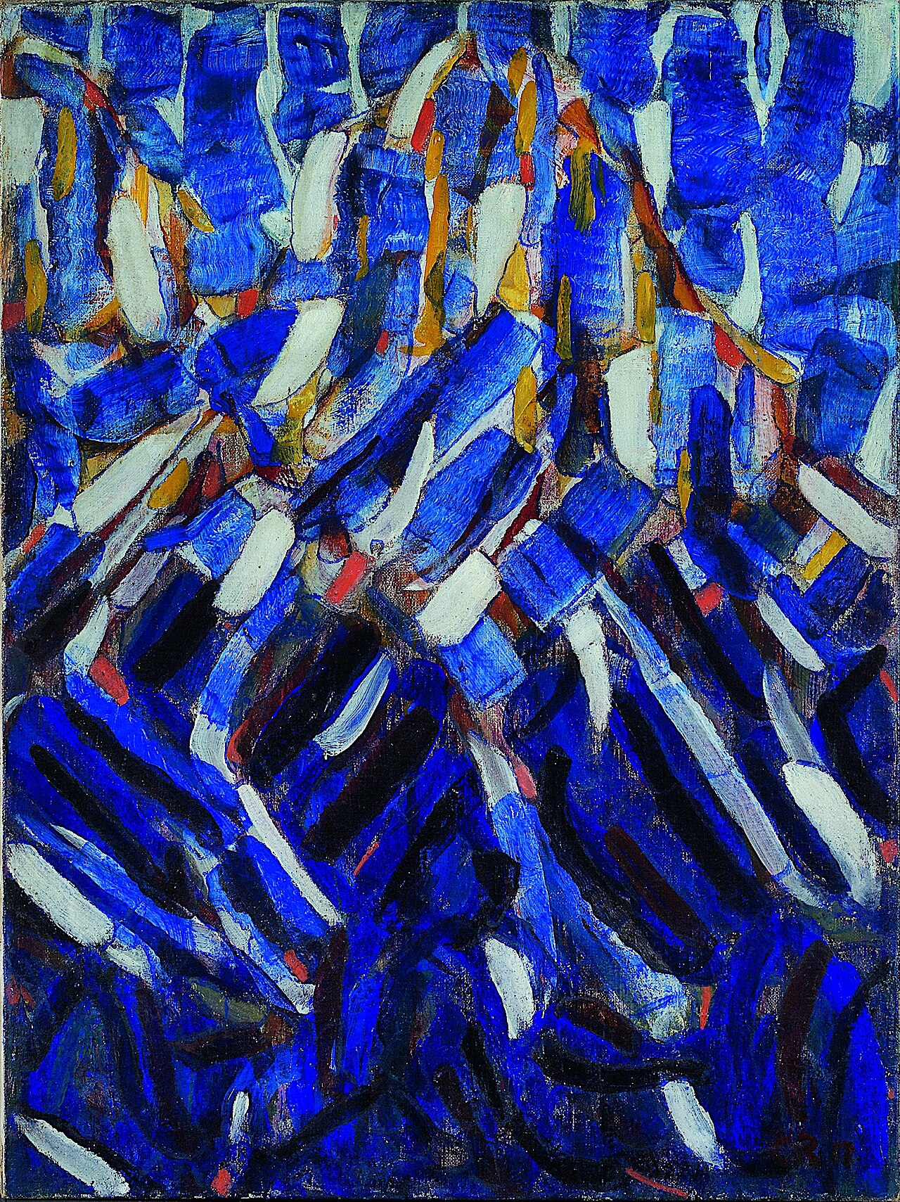 Abstraction (the Blue Mountain) by Christian Rohlfs