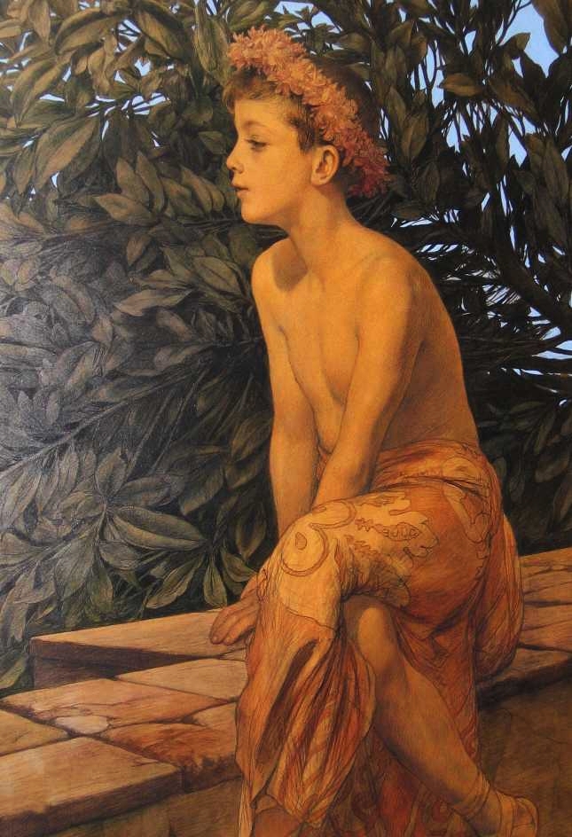 Boy on a Wall by Christian Wilhelm Allers