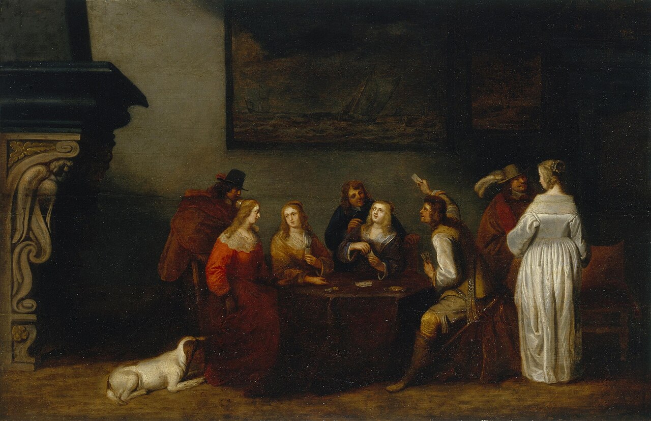 Card Players by Christoffel Jacobsz van der Laemen