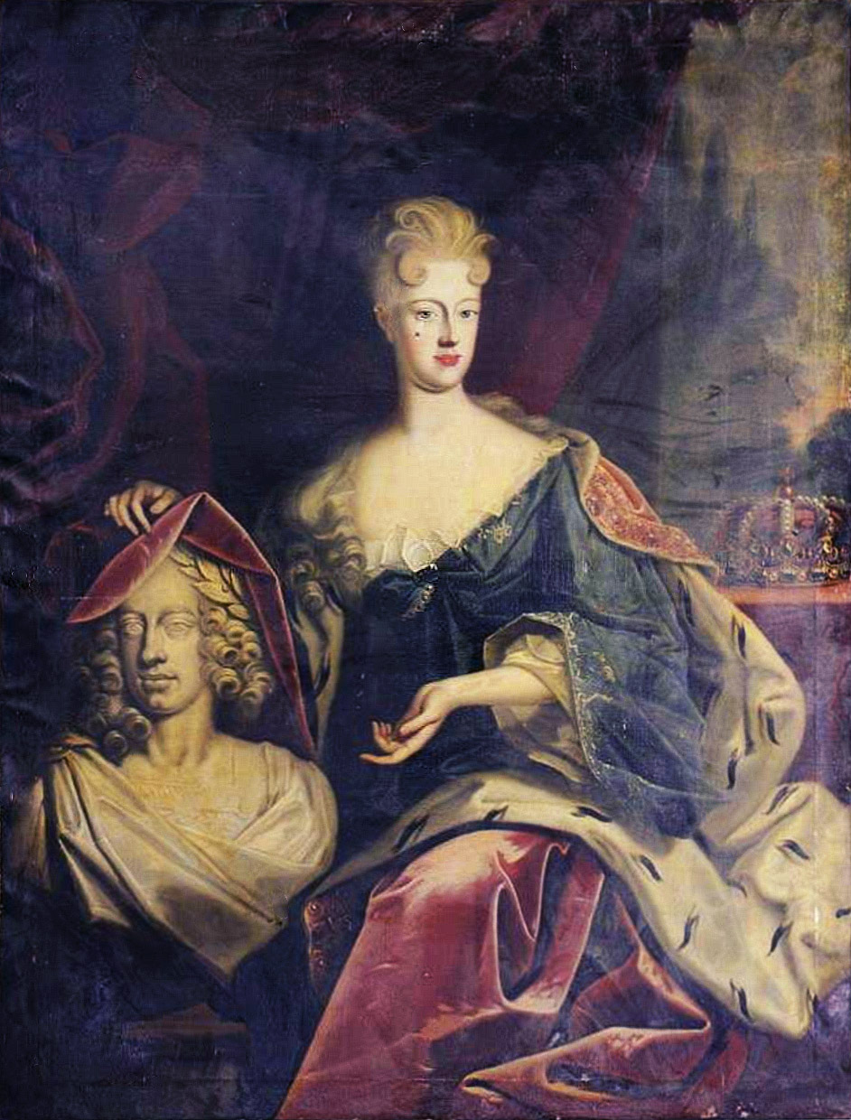 Elisabeth Christine as queen of Spain by Christoph Bernhard Francke