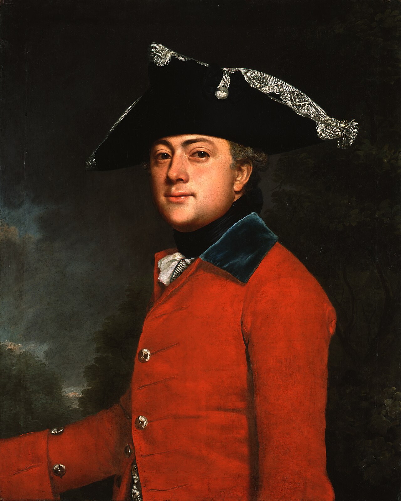 Brigade Major Georg Heinrich Beerhorst by Christoph Friedrich Reinhold Lisiewski