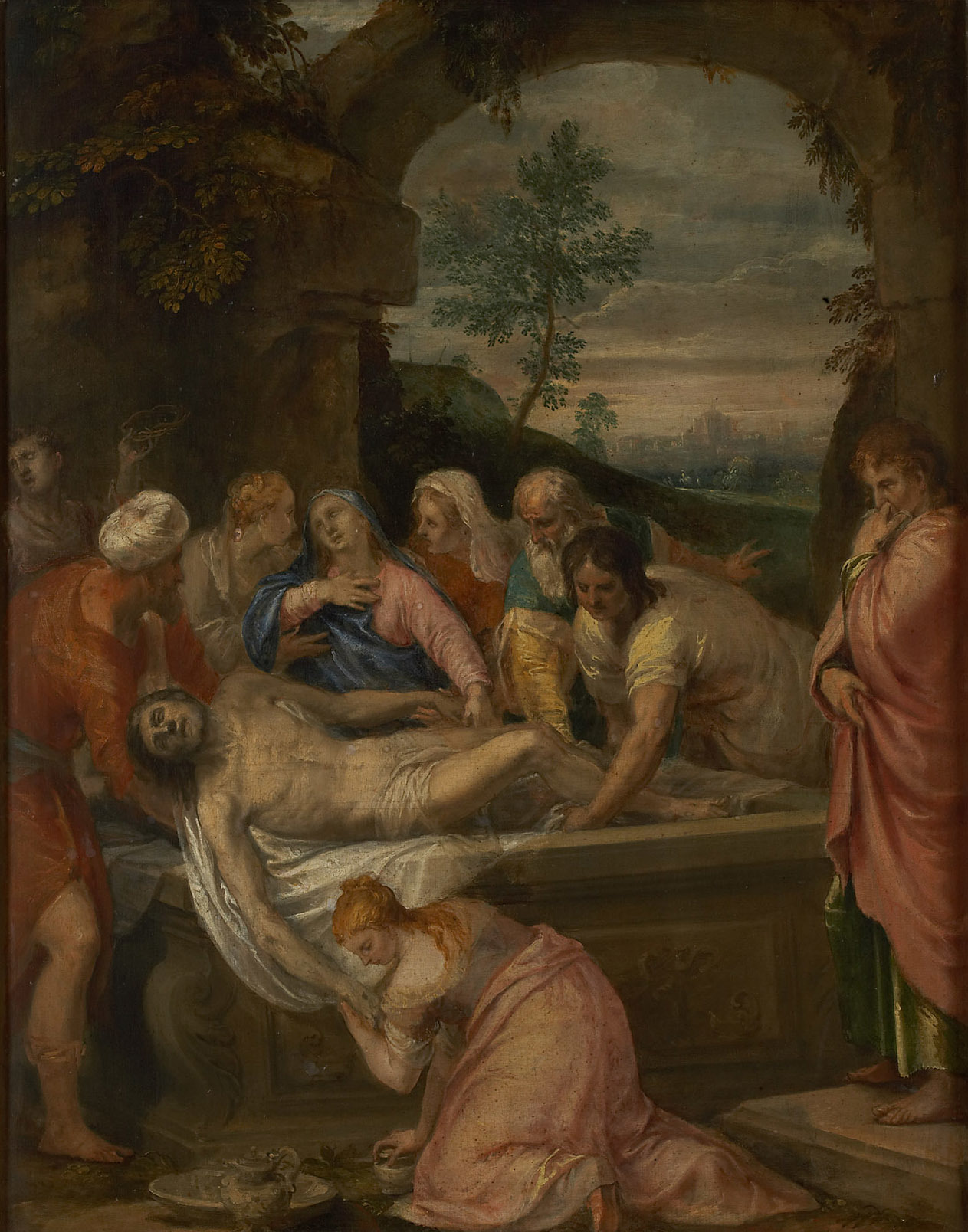 Entombment of Christ by Christoph Schwarz