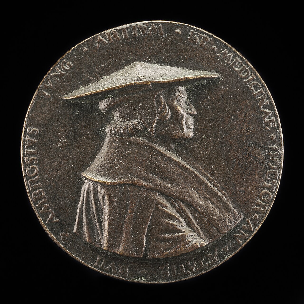 Ambrosius Jung, 1471-1548, City Physician of Augsburg [obverse] by Christoph Weiditz the Elder