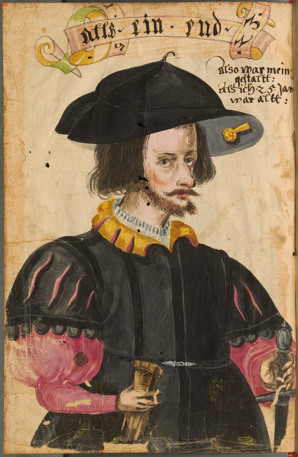 Portrait of Christoph Weiditz the Elder