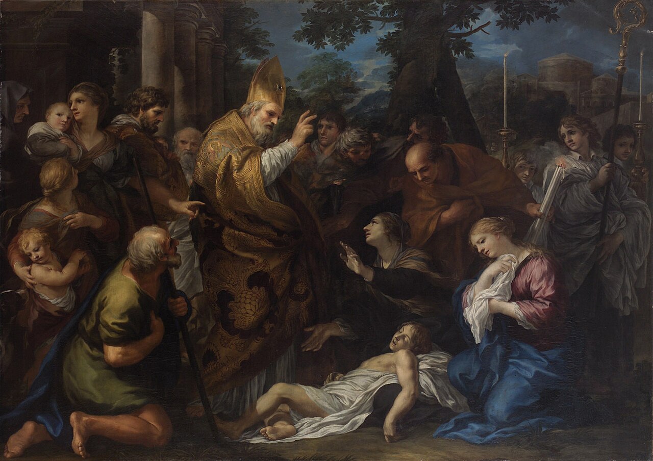 Miracle of Saint Martin of Tours by Ciro Ferri