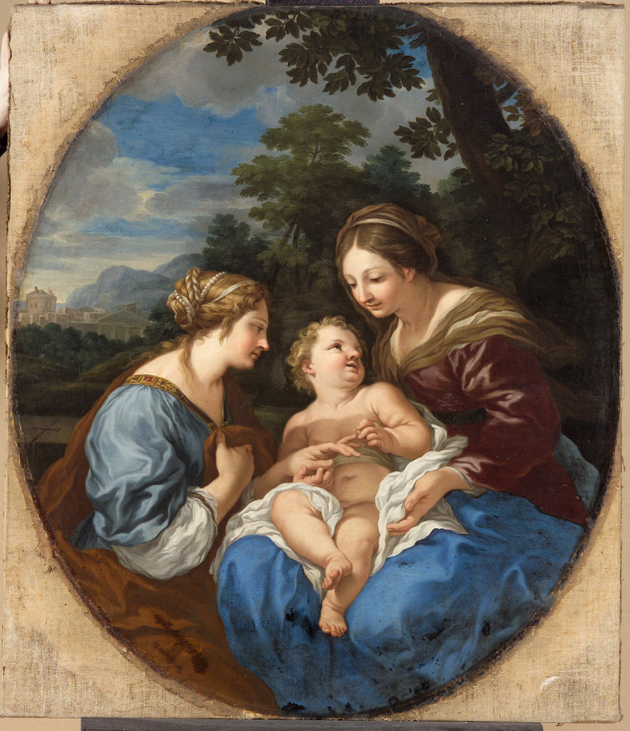 Mystic marriage of Saint Catherine of Alexandria by Ciro Ferri