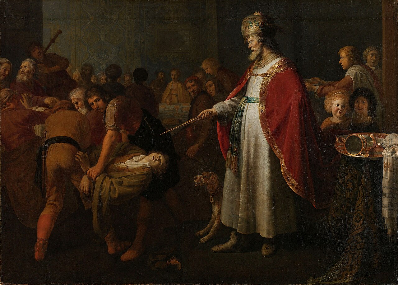 The parable of the unworthy wedding guest by Claes Corneliszoon Moeyaert
