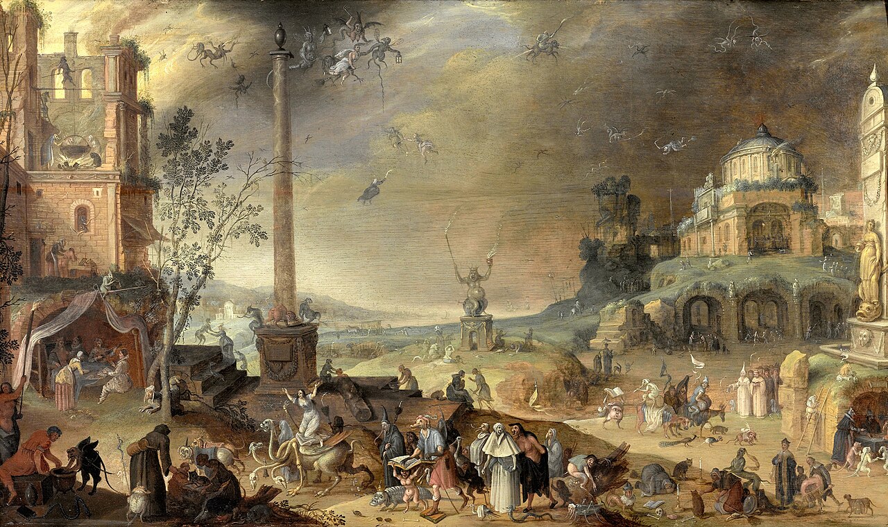 Witches' sabbath by Claes Jacobsz van der Heck