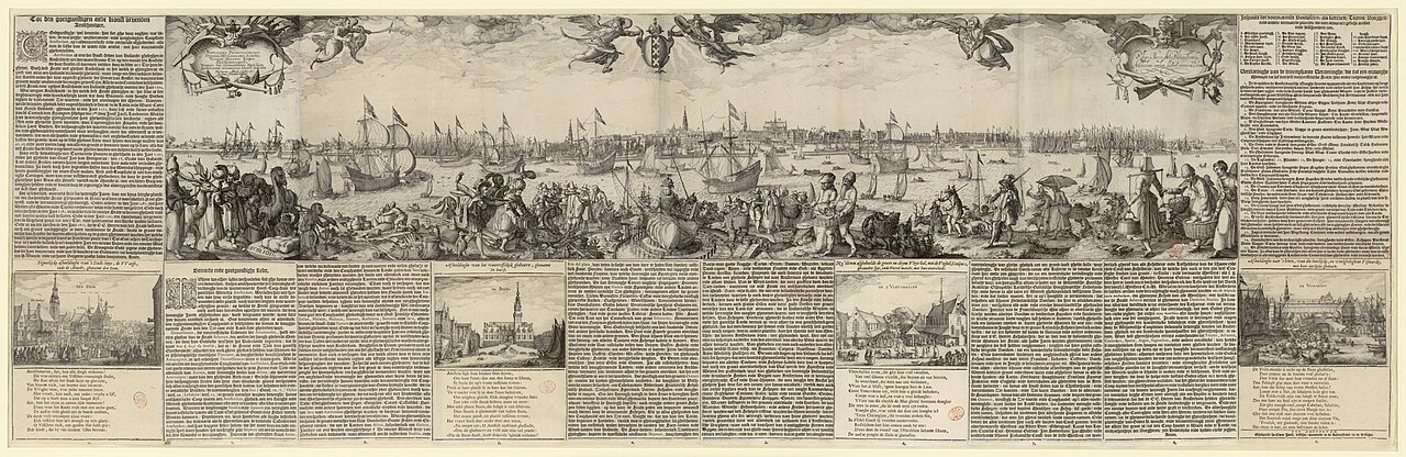 View of Amsterdam by Claes Janszoon Visscher II