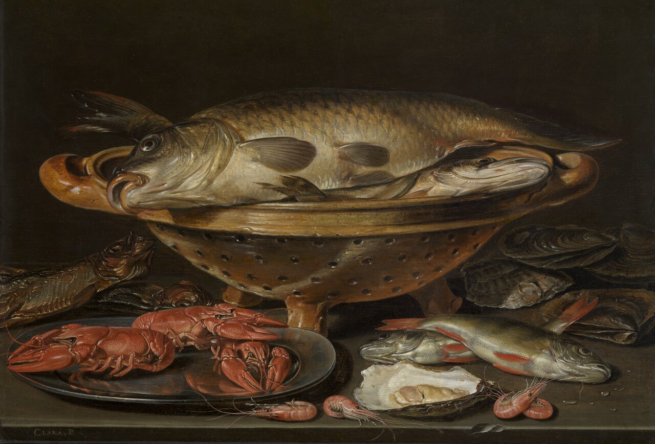 Still Life with Fish by Clara Peeters