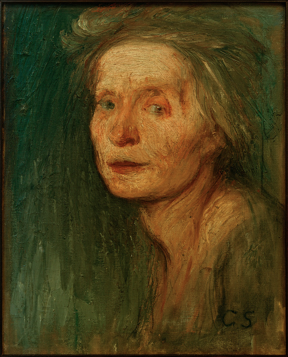 Self-portrait by Clara Siewert