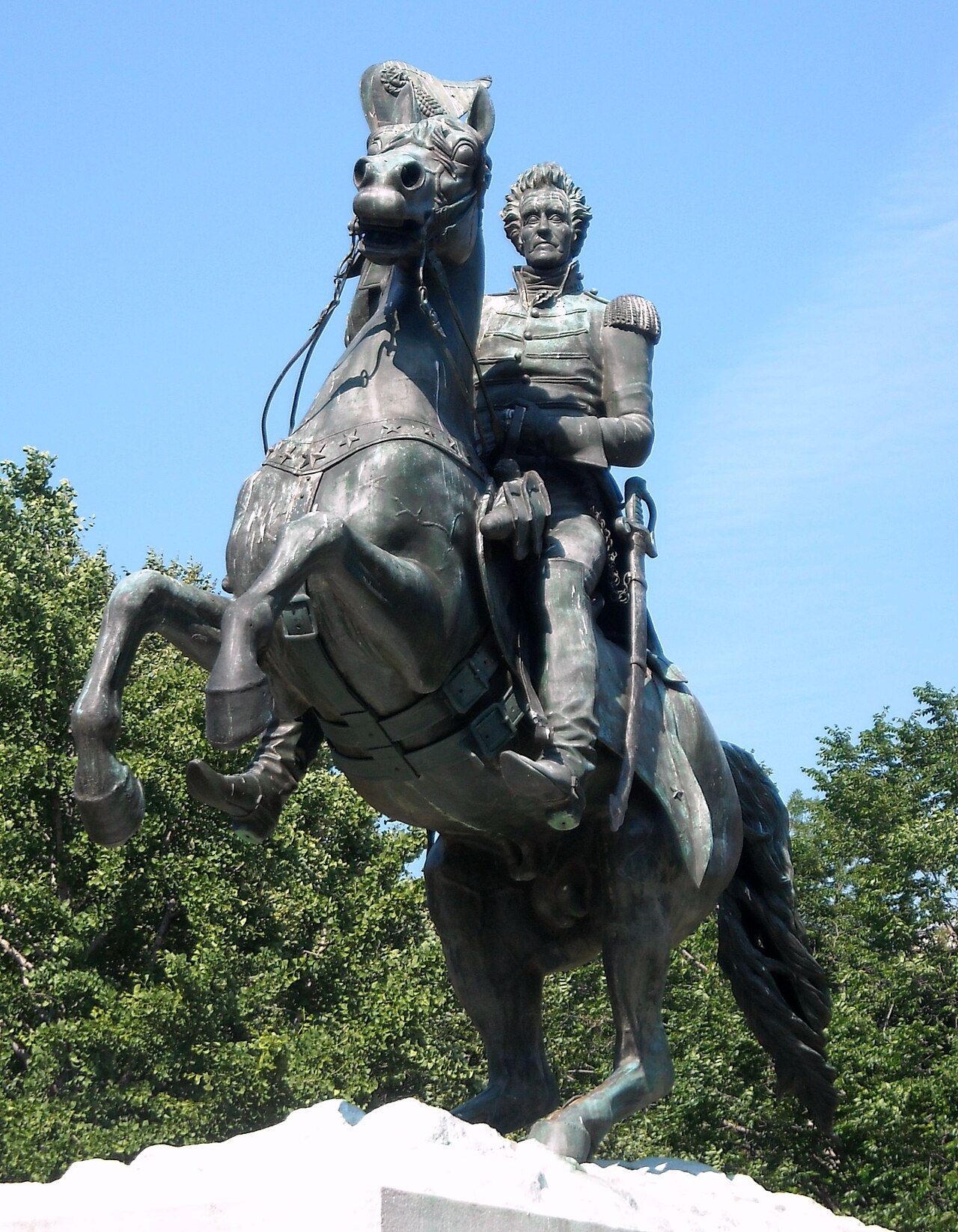 Andrew Jackson by Clark Mills