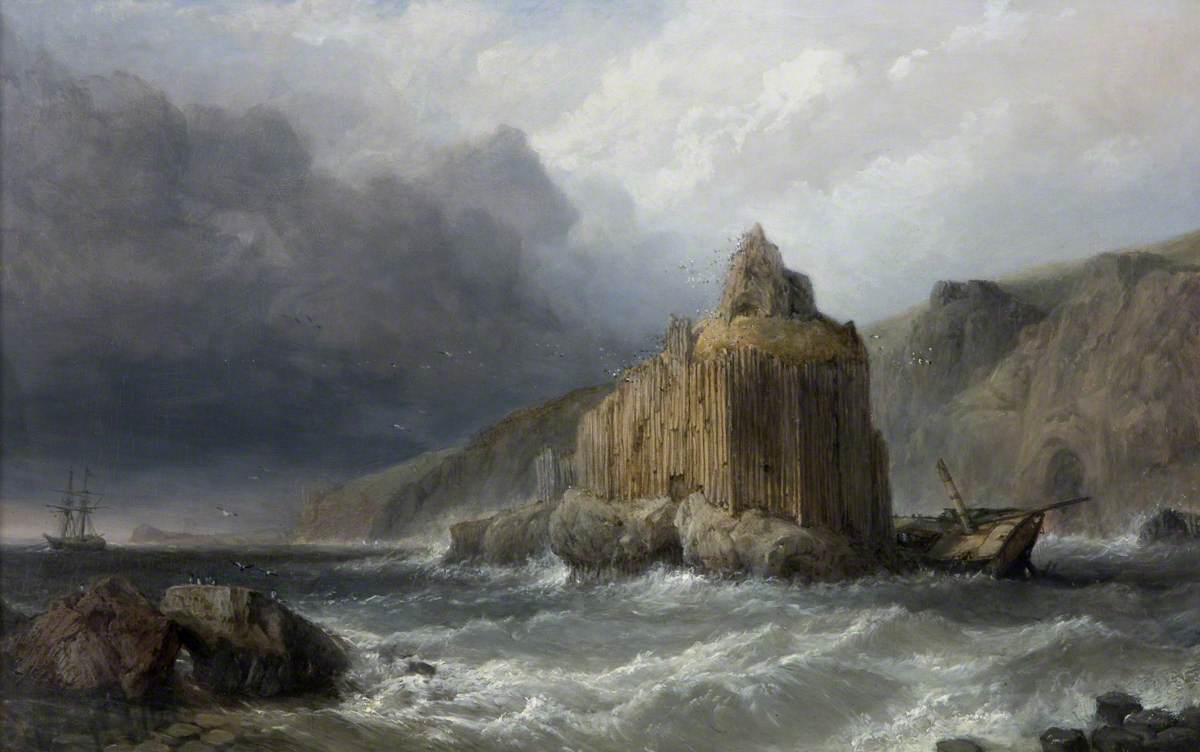 The Stack Rock, County Antrim by Clarkson Frederick Stanfield