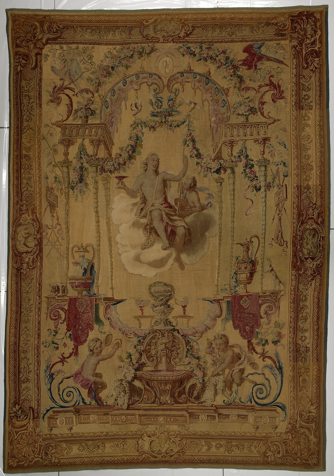 Bacchus as Personification of Autumn by Claude Audran III