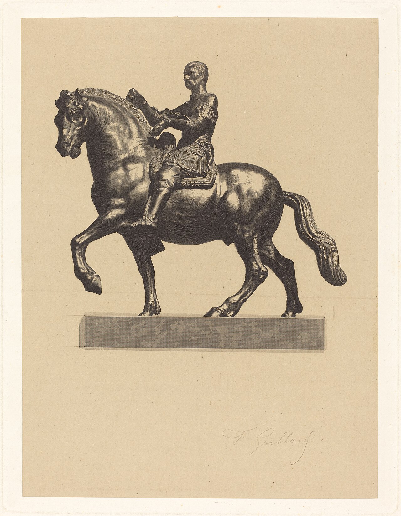 Gattamelata by Claude Ferdinand Gaillard