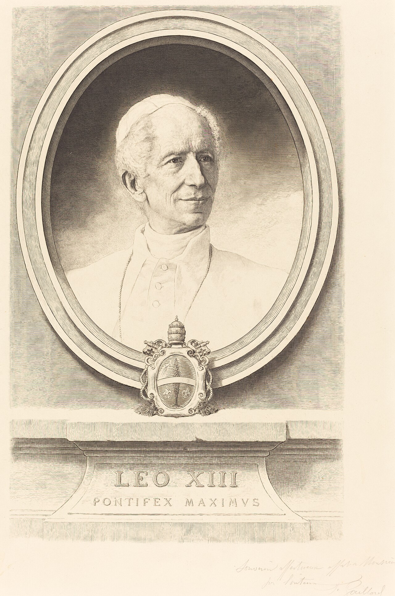Leo XIII by Claude Ferdinand Gaillard