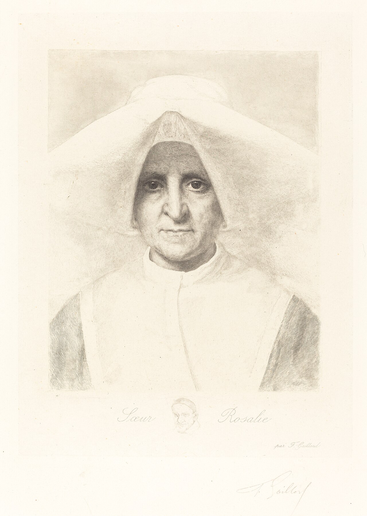 Sister Rosalie (Soeur Rosalie) by Claude Ferdinand Gaillard