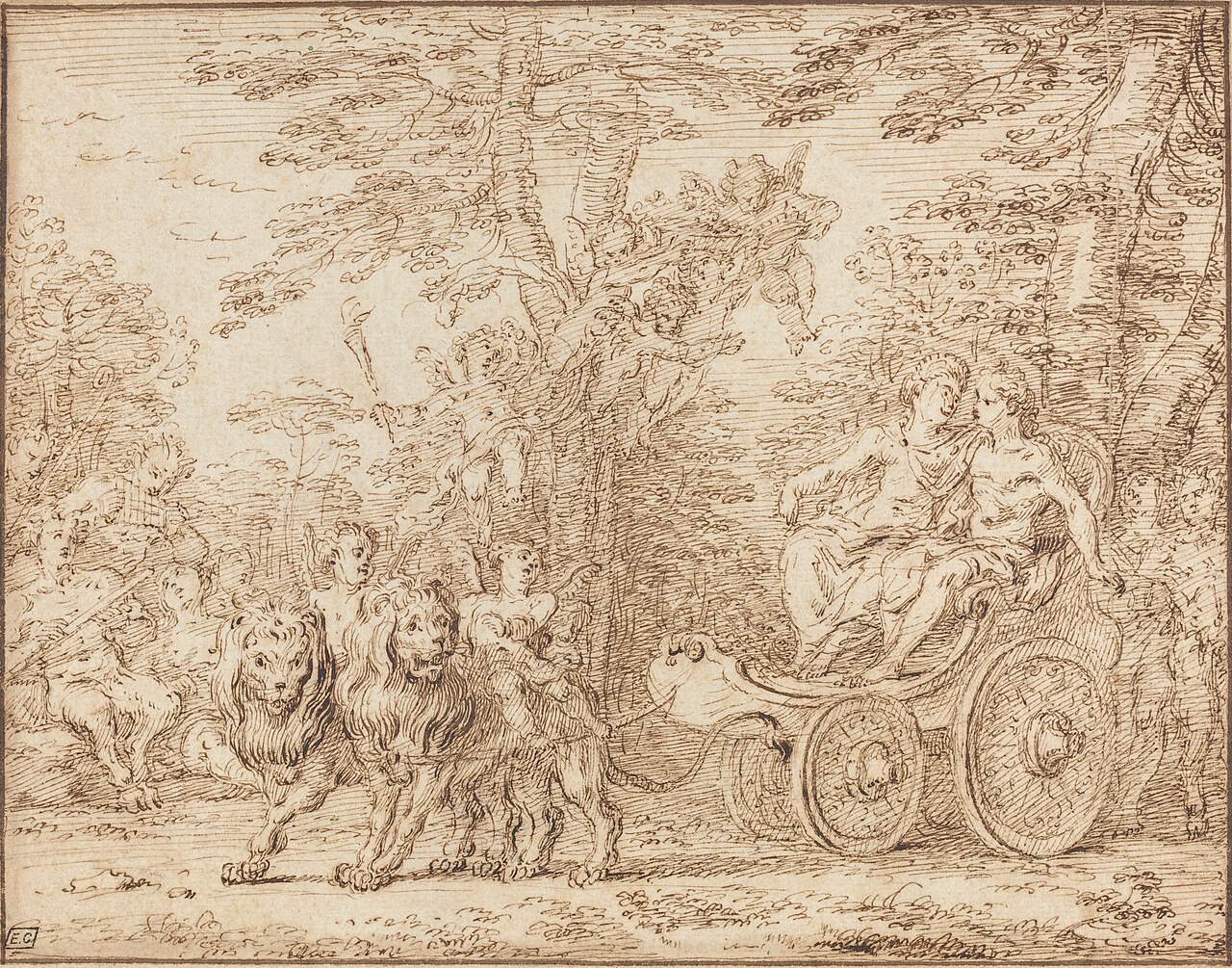 The Triumph of Marriage by Claude Gillot
