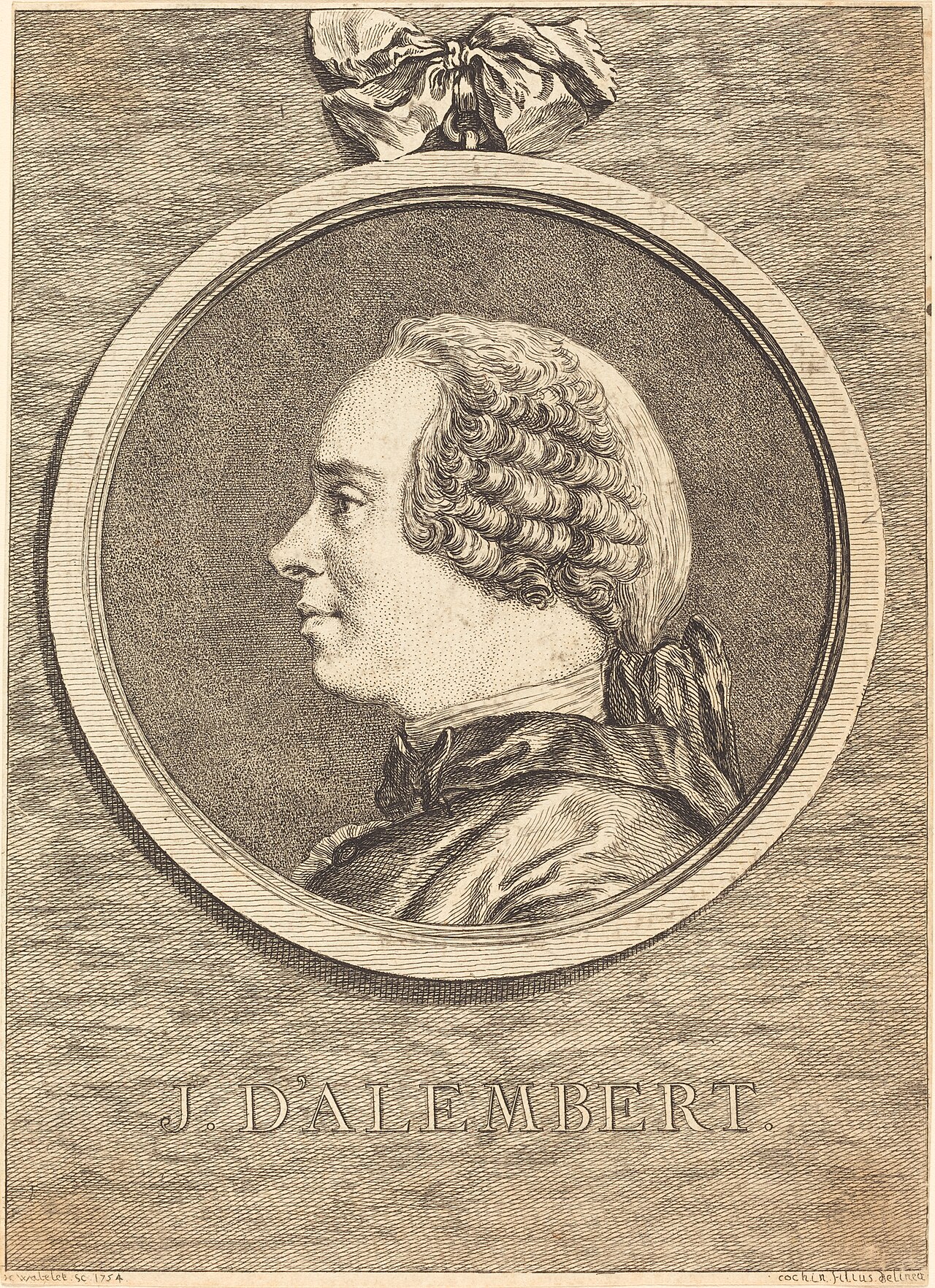 J. D'Alembert by Claude-Henri Watelet