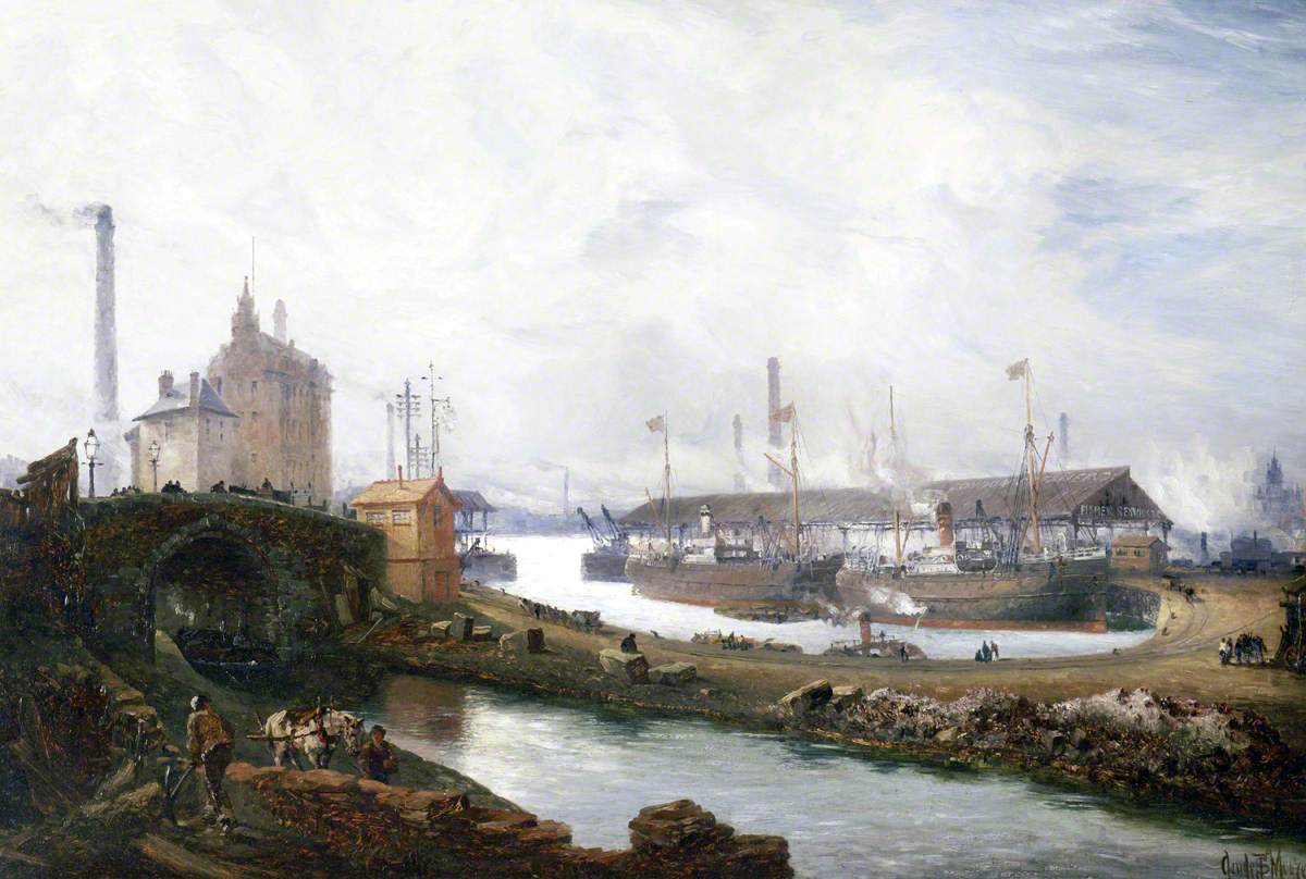 Pomona Docks by Claude Thomas Stanfield Moore