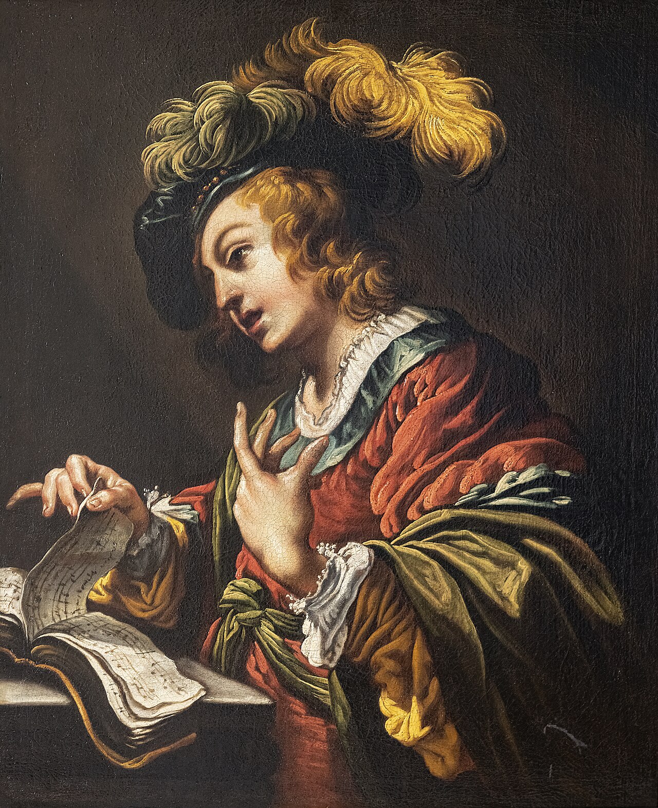 The young singer by Claude Vignon