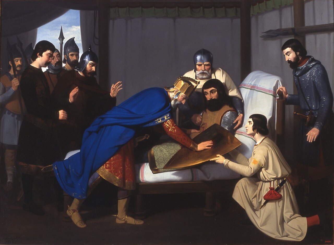 Origin of the Barcelona county coat by Claudi Lorenzale