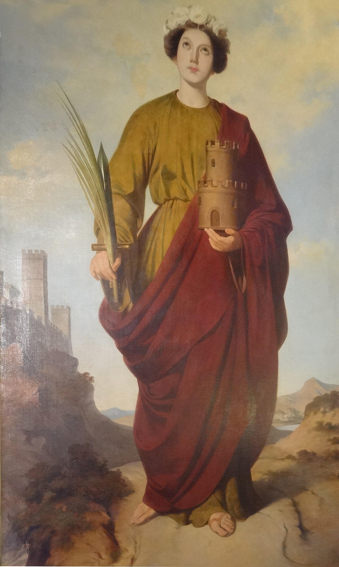 S. Barbara by Claudi Lorenzale