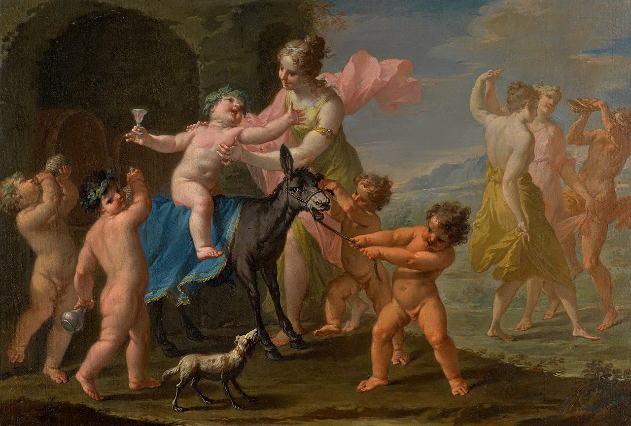 The Procession of Bacchus by Clemente Ruta