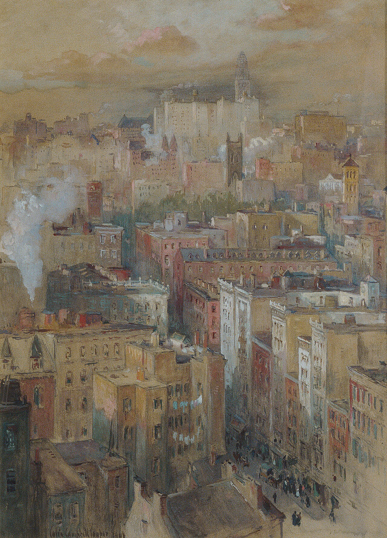 View of New York City by Colin Campbell Cooper